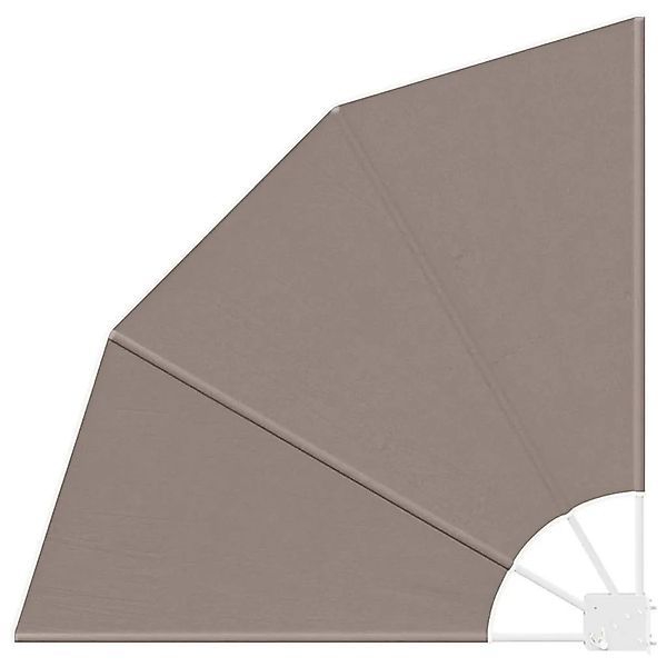 vidaXL Balkon Sichtschutz Taupe 115 x 115 cm Polyester 42000909 günstig online kaufen
