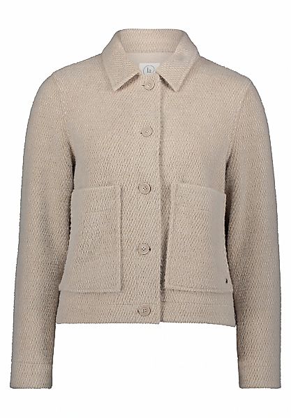 Betty&Co Canvasjacke "Damen Casual-Jacke mit Kragen" Struktur günstig online kaufen