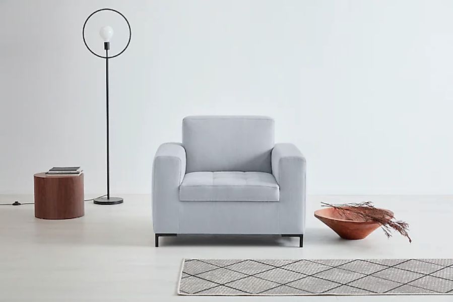 OTTO products Sessel »Grazzo Loungesessel, moderne Sitzheftung, bequemer Ei günstig online kaufen