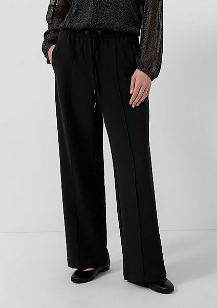 s.Oliver Chinos Hose Fließende Hose mit geradem Bein und Elastikbund günstig online kaufen