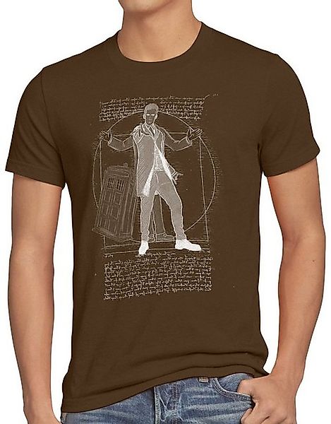 style3 T-Shirt Vitruvianischer Doktor notrufzelle doktor doctor who timelor günstig online kaufen