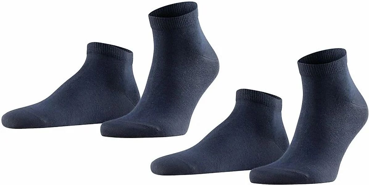 Falke Happy Socken 2 Paar Dark Navy - Größe 47-50 günstig online kaufen