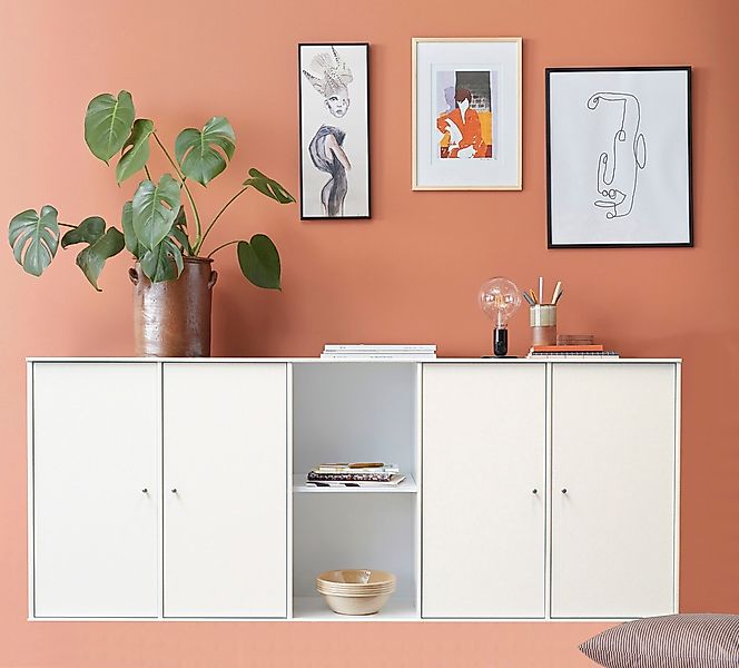 Hammel Furniture Sideboard "Mistral Kubus", mit vier Türen, Wandmontage/ste günstig online kaufen