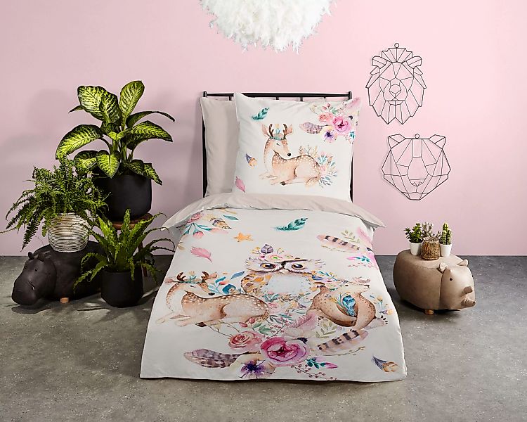 PURE luxury collection Kinderbettwäsche »Meandra«, Mikrofaser, 135x200, Pfl günstig online kaufen