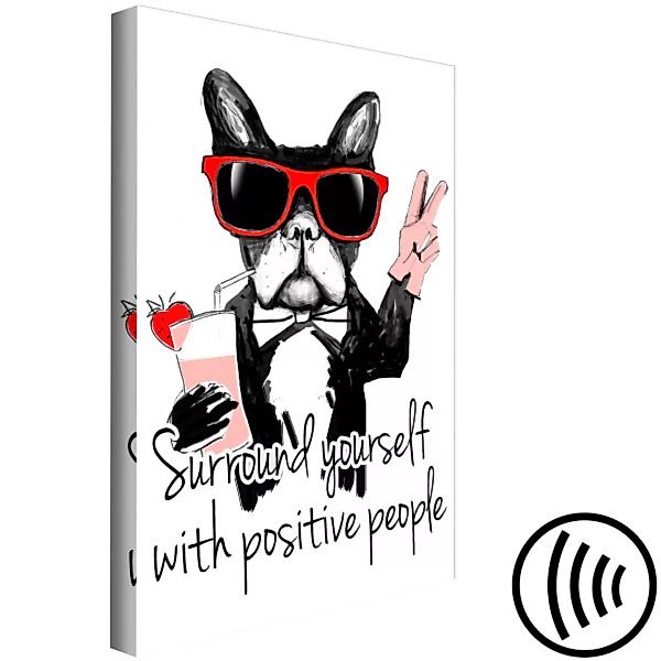 Wandbild Surround Yourself With Positive People (1 Part) Vertical XXL günstig online kaufen