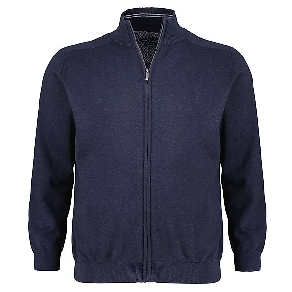 CASA MODA Strickjacke aus Pima-Baumwolle Farbe dunkelblau Größe: 5XL günstig online kaufen