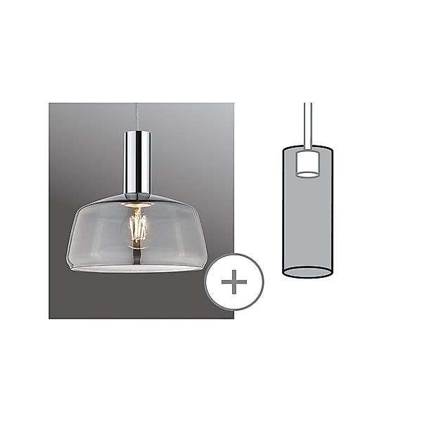 Paulmann "URail Schirm 2Easy Neila 230mm Rauchglas" günstig online kaufen