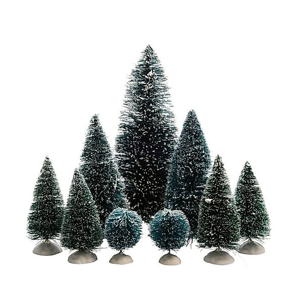 Lumineo Weihnachtsfigur Dekobäume - 9 Stück günstig online kaufen
