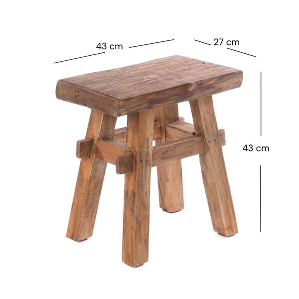 DESIGN DELIGHTS Hocker HOLZ HOCKER "VINTAGE günstig online kaufen