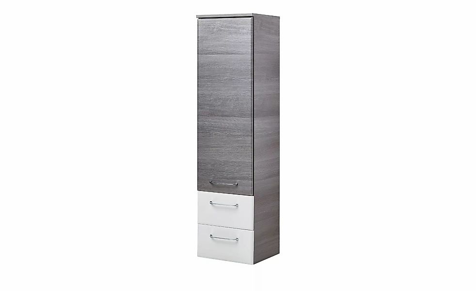 smart Midischrank  Onda ¦ grau ¦ Maße (cm): B: 35 H: 136,1 T: 33.0 Schränke günstig online kaufen