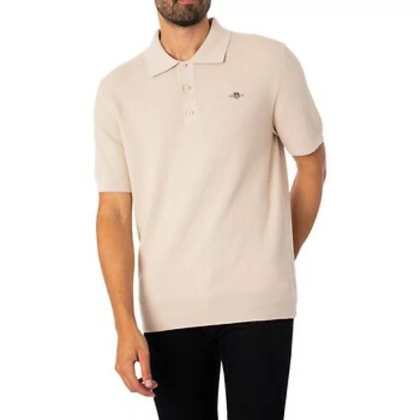 Gant  Poloshirt Strukturiertes Poloshirt aus Baumwolle günstig online kaufen