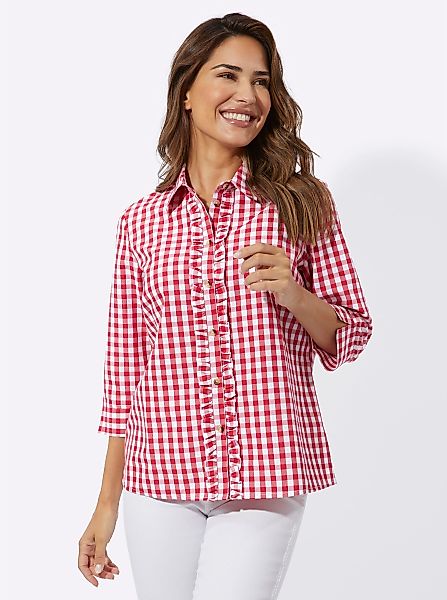 Sieh an! Klassische Bluse Trachtenbluse günstig online kaufen