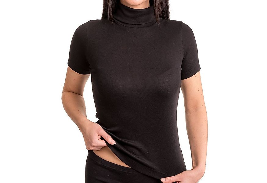 HERMKO Unterziehshirt 17855 (Pack, 2er) Baumwolle/Modal, Kurzarmshirt mit R günstig online kaufen