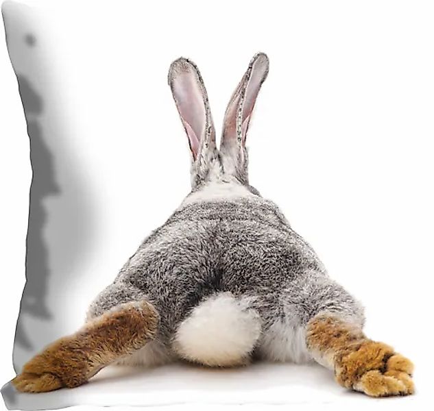 queence Dekokissen »Rabbit Tail«, Kissenhülle,Hase,Ostern,Frühlingsmotiv,Ni günstig online kaufen