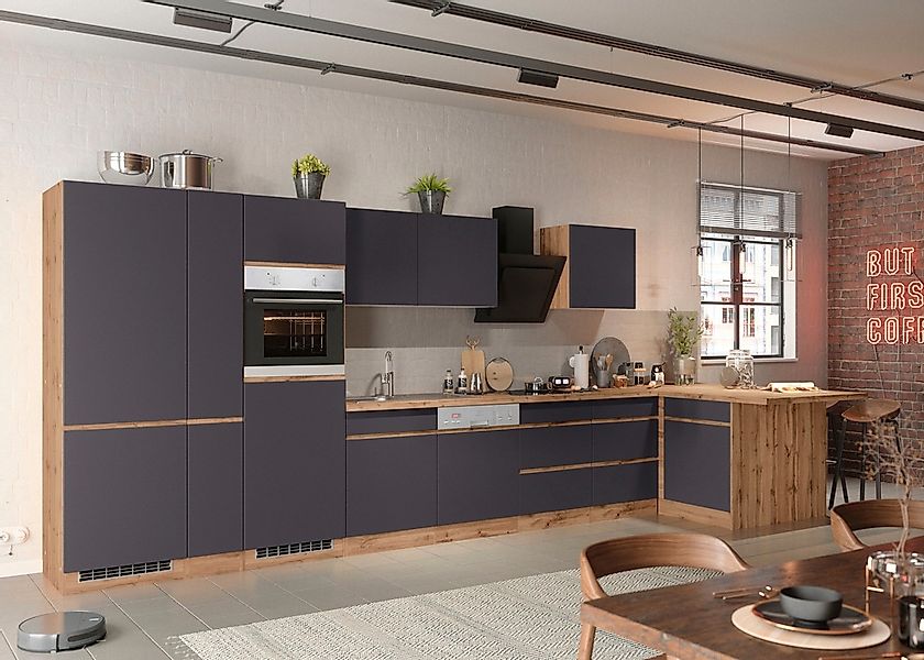 KOCHSTATION Winkelküche "KS-Riesa" Stellbreite 490/153 cm, wahlweise mit In günstig online kaufen