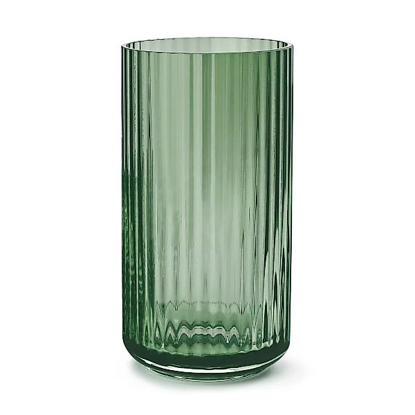 Lyngby Vase Glas grün 20cm günstig online kaufen