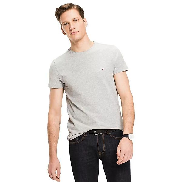 Tommy Hilfiger Core Stretch Slim Kurzärmeliges T-shirt 3XL Cloud Heather günstig online kaufen