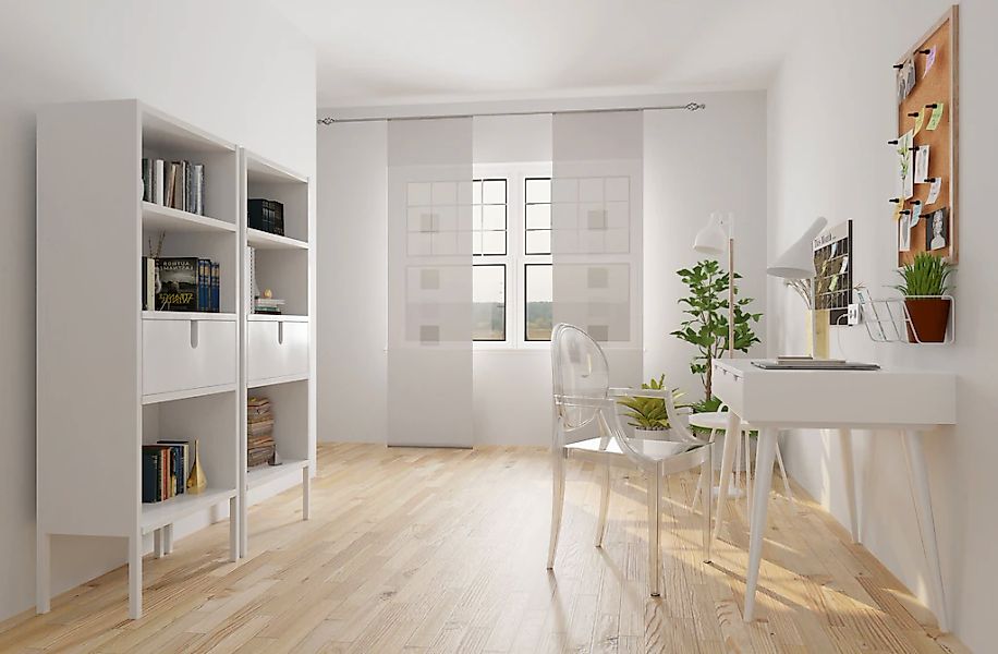 HOMING Schiebegardine "Elias" Klettband 1 Stk. tlg. geometrisch, modern, Wo günstig online kaufen