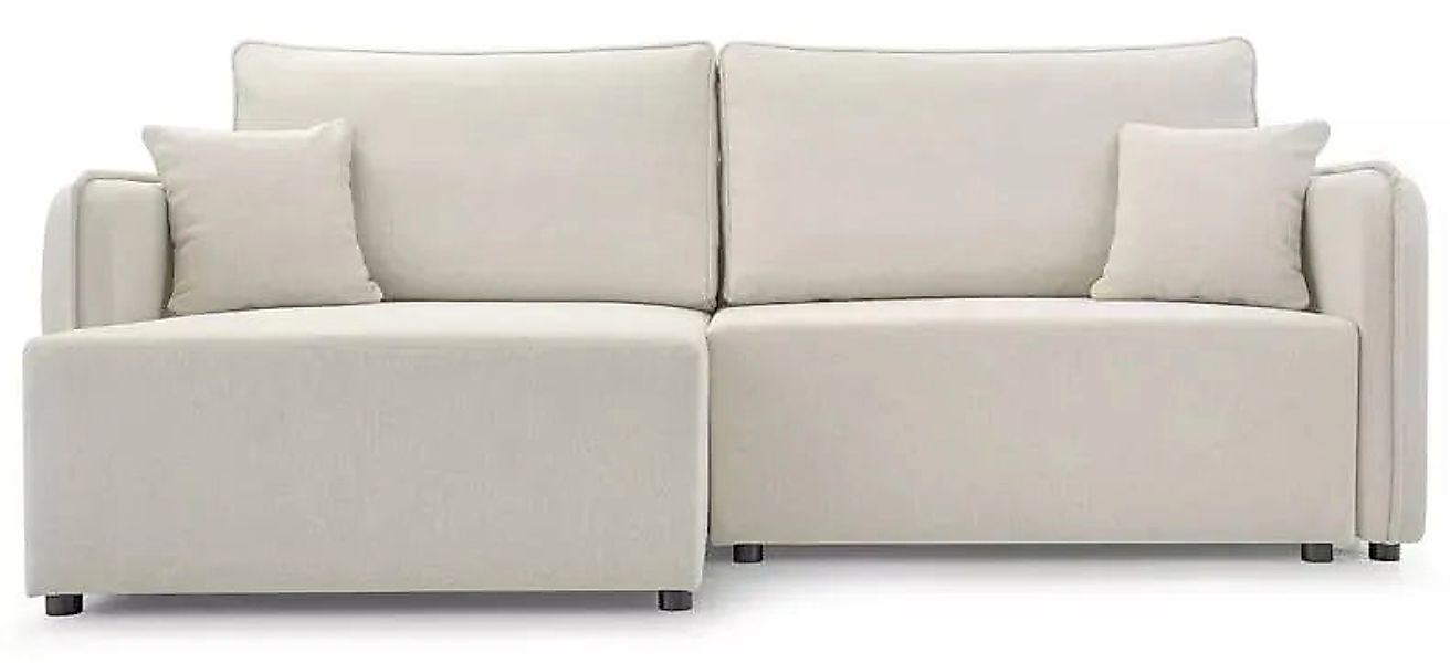 NADUVI Collection | Ecksofabett June links mit Staufach günstig online kaufen