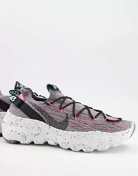 Nike – Space Hippie 04 – Sneaker in Rauchgrau günstig online kaufen