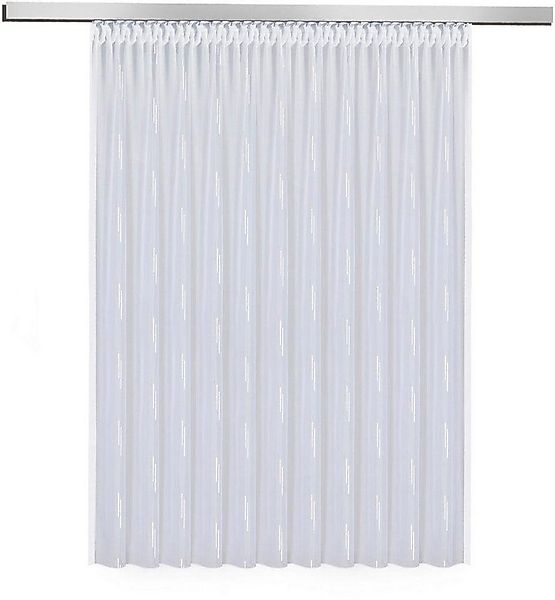 Gerster Gardine Vera (1 St), Smokband, halbtransparent, Voile, Voile Grundw günstig online kaufen