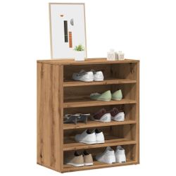 vidaXL Schuhschrank Schuhregal Artisan-Eiche 60x35x70 cm günstig online kaufen