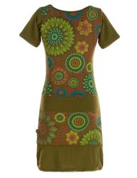 Vishes Sommerkleid Kurzarm Damen Sommer-Kleid Mini-Kleid günstig online kaufen