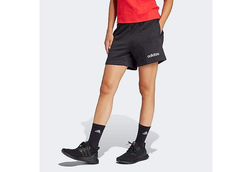 adidas Sportswear Shorts W LIN FT SHO (1-tlg) Mitelhoher Bund mit Kordelzug günstig online kaufen