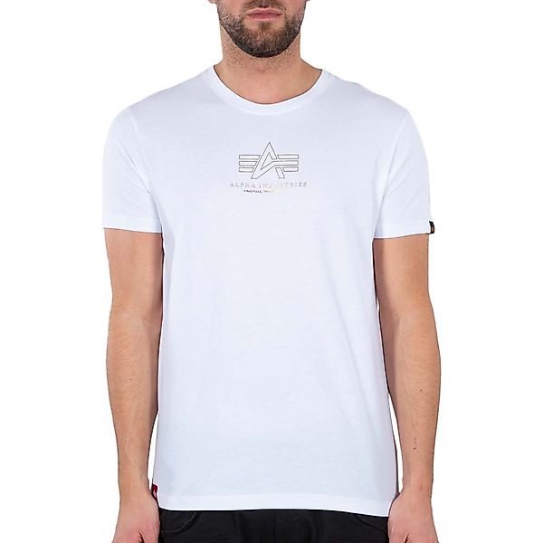 Alpha Industries Basic Ml Foil Print T-shirt 3XL White günstig online kaufen