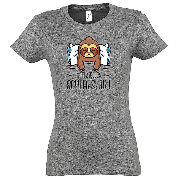 Youth Designz T-Shirt Offizielles Schlafshirt Faultier günstig online kaufen