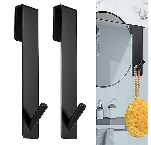 TUWENA Handtuchhaken 2 Stück Haken Duschwand Edelstahl Duschhaken ohne Bohr günstig online kaufen