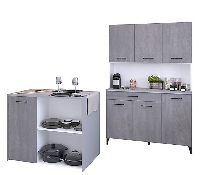 Parisot Mehrzweckschrank-Set Malice 4, (2-teilig), (2-teilig) Buffet + Beis günstig online kaufen
