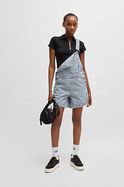 HUGO Blue Latzhose "Gaisha", mit Loop-Detail günstig online kaufen
