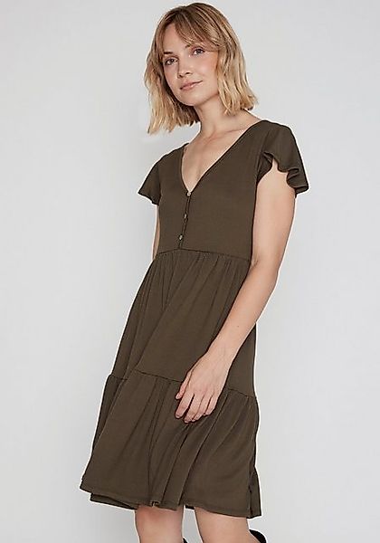 HaILY’S Sommerkleid SH V DR No44ra mit Volant günstig online kaufen