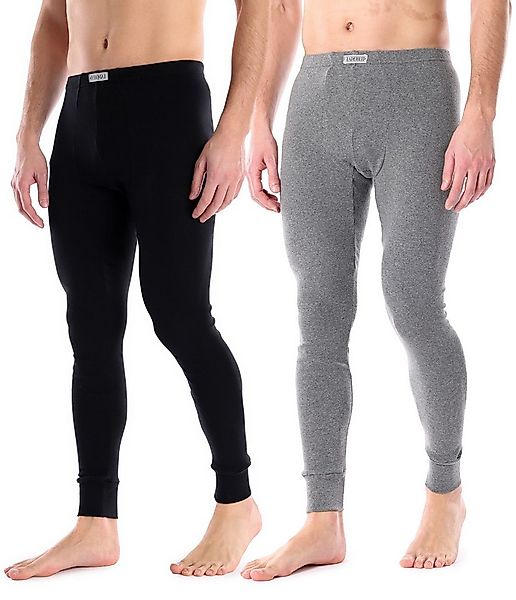 Ladeheid Lange Unterhose 2-er Pack Herren lange Thermounterhose LA40-247 (1 günstig online kaufen