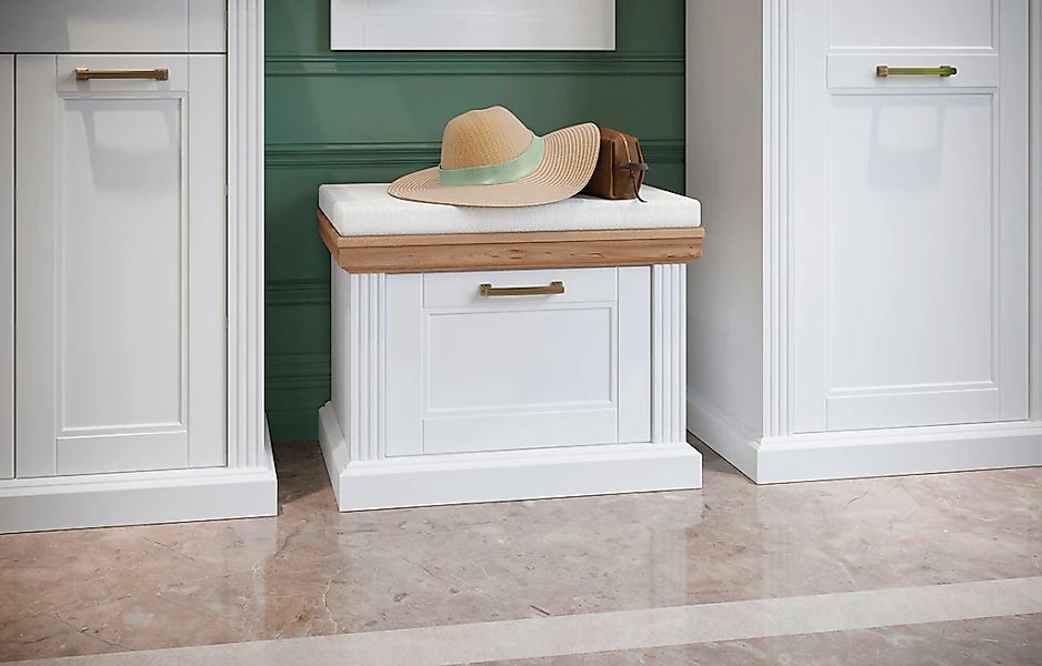 OTTO home Schuhschrank "Tara" (H/B/T): 51/65/38cm, Hochwertig UV lackiertes günstig online kaufen