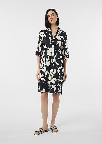 comma Minikleid Kleid Kurzes Popeline-Kleid mit günstig online kaufen