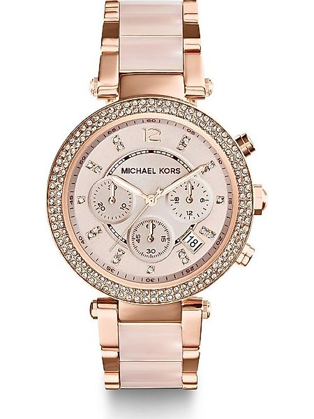 MICHAEL KORS Chronograph Michael Kors Damen-Uhren Analog Quarz günstig online kaufen