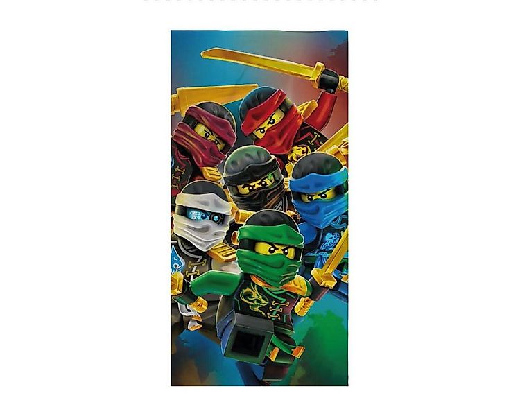 LEGO® Badetücher LEGO Ninjago Golden Weapons Badetuch 70x140cm, 100% Polyes günstig online kaufen
