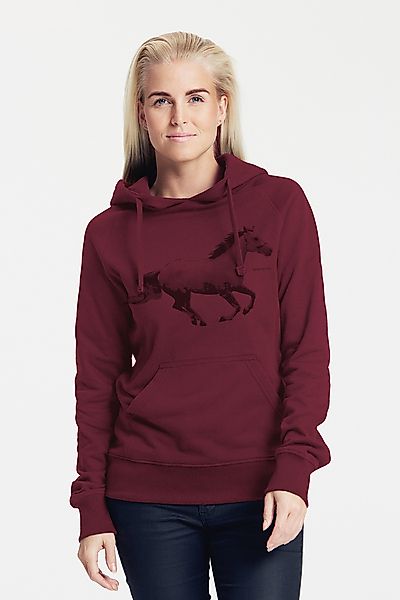 Bio-damen-kapuzensweater Horsepower günstig online kaufen
