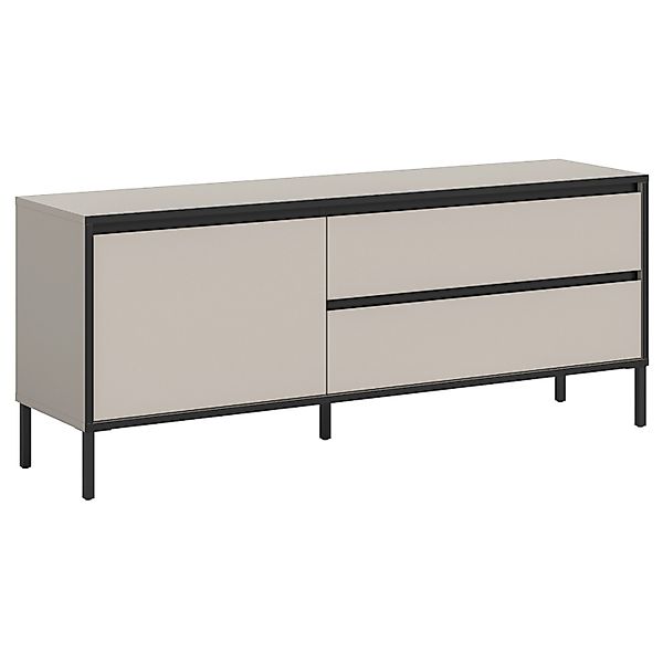 Inn.Furn TV-Lowboard in Kaschmir und Schwarz 150 cm Torello günstig online kaufen