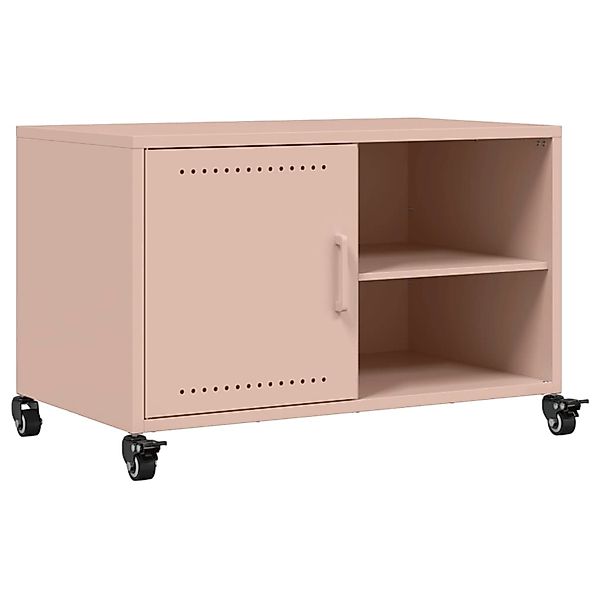 VidaXL TV-Schrank Rosa 68x39x43,5 cm Kaltgewalzter Stahl günstig online kaufen