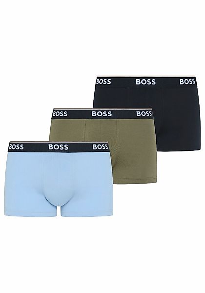 BOSS Trunk Packung, 3 Stk. aus Stretch-Baumwolle mit Logo-Bund, mittlere Bu günstig online kaufen