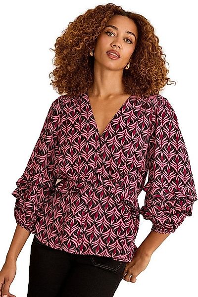 Love & Roses Langarmbluse Love & Roses Shirt mit V-Ausschnitt und 3/4-Ärmel günstig online kaufen