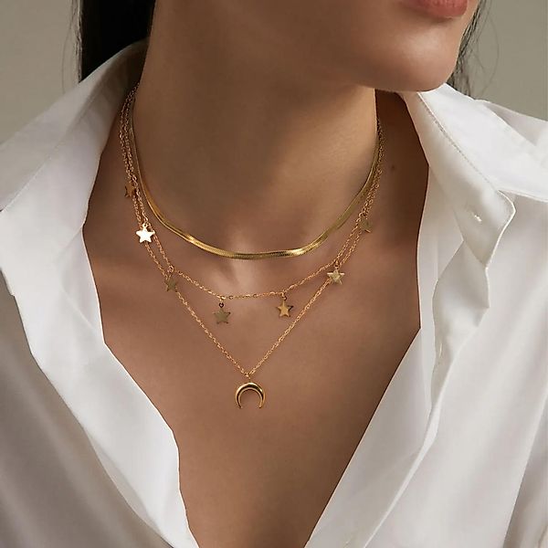 RWEUOQ Edelstahlkette Personalisierte Frauen Halskette Quaste günstig online kaufen