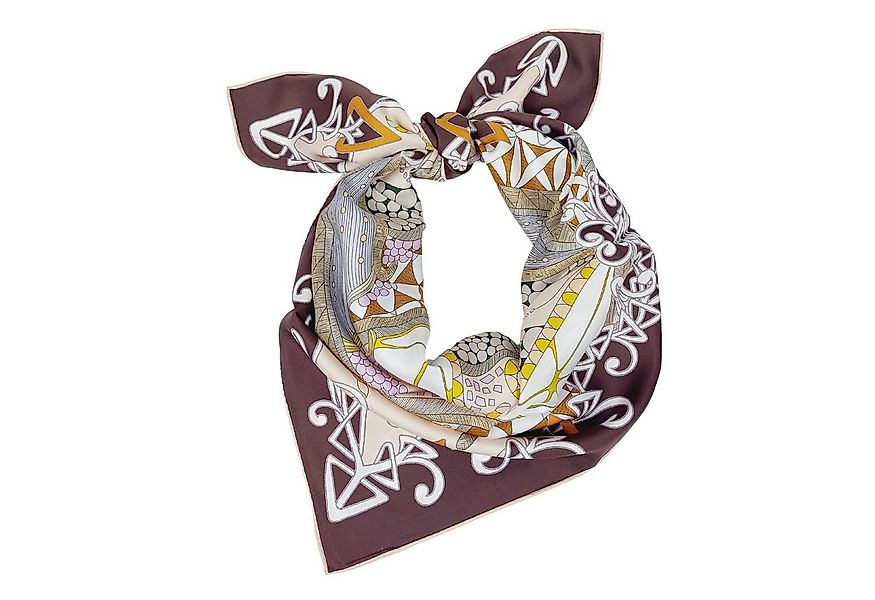 TINITEX Seidentuch LUXURY EDITION - Seidentuch Halstuch beidseitig bedruckt günstig online kaufen