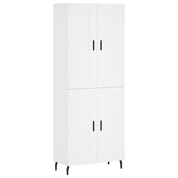 vidaXL Highboard Weiß 69,5x34x180 cm Holzwerkstoff 3199697 günstig online kaufen
