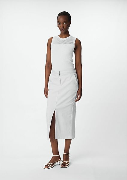 comma Midirock Rock Elastischer Midirock aus günstig online kaufen