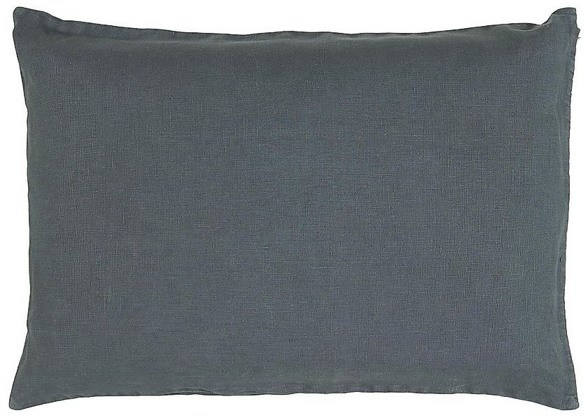 Ib Laursen Kissenhülle Kissenhülle Kissenbezug Leinen Dunkelblau 60x40cm Ib günstig online kaufen