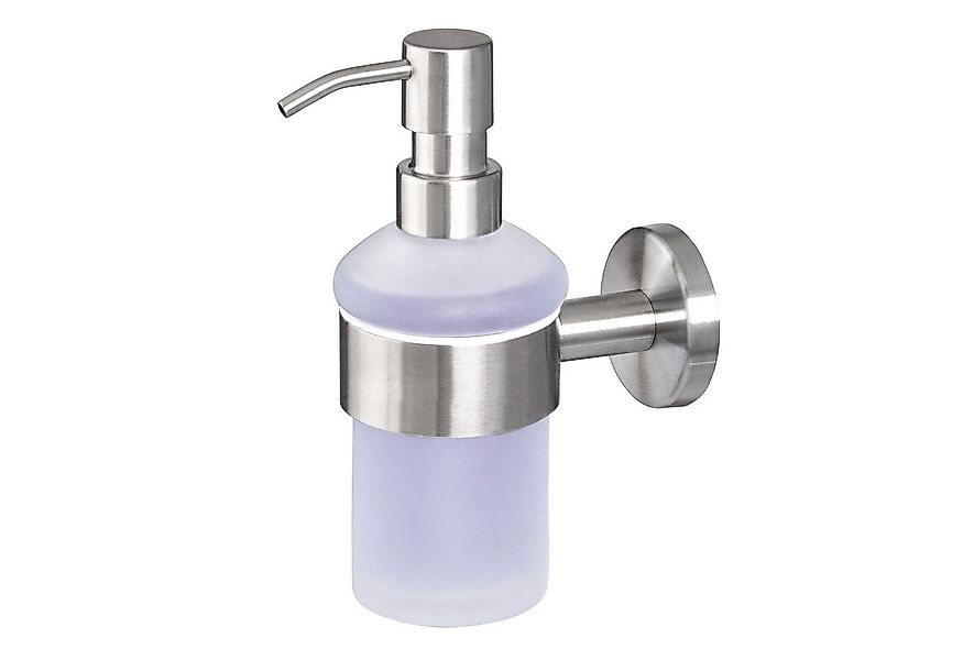 bremermann Seifenspender Bad-Serie PIAZZA - aus Glas & Edelstahl, matt günstig online kaufen